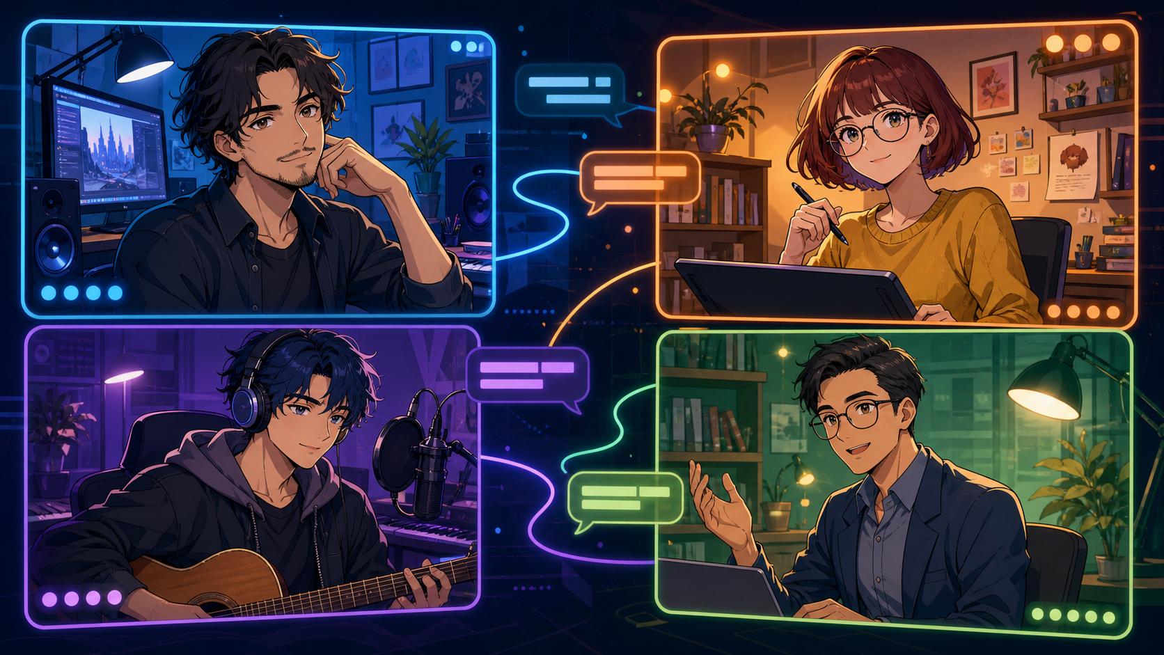 English live creator chat preview